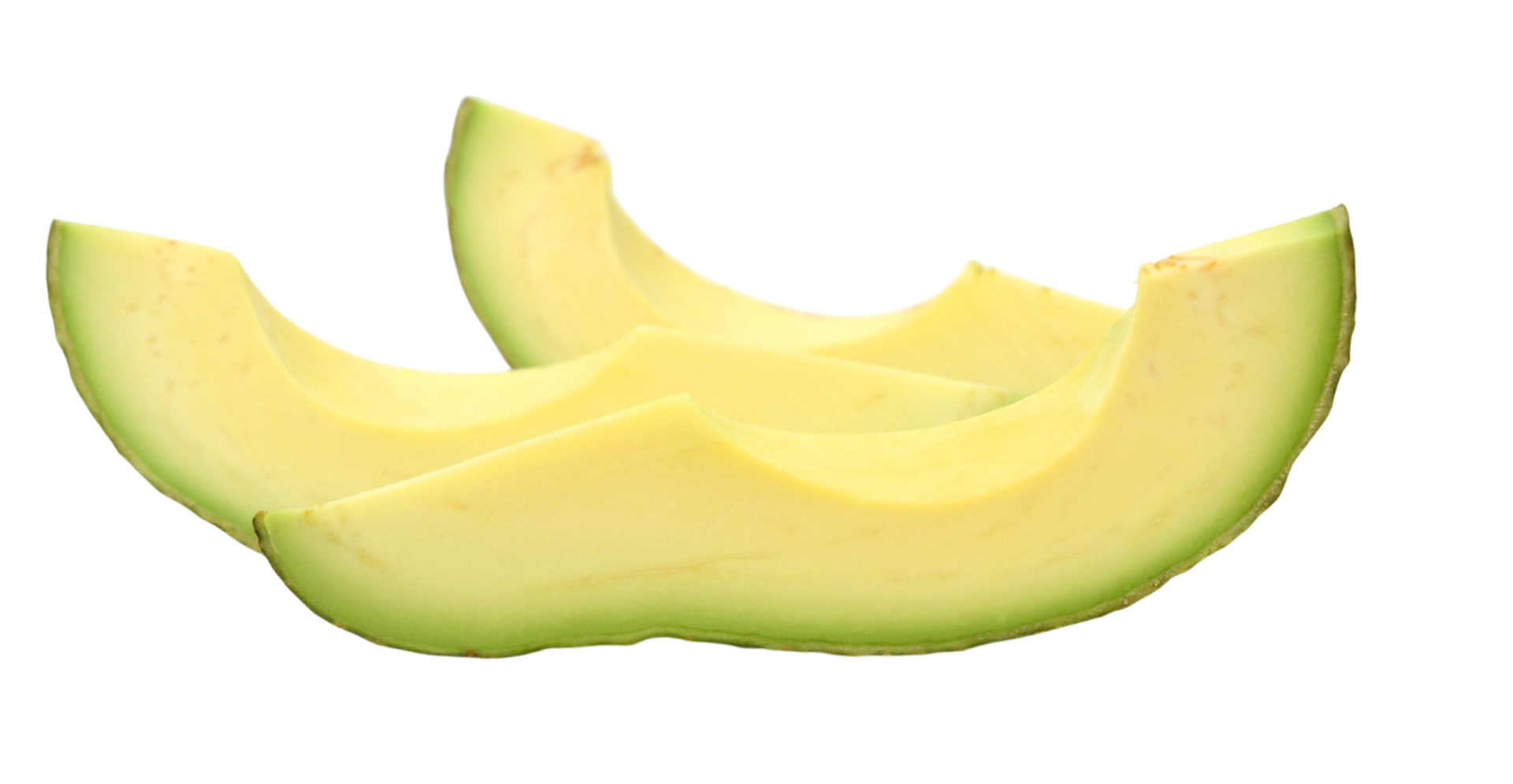 Aguacate ecológico abierto